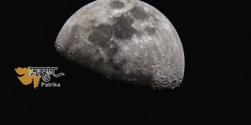 चंद्रयान-1 द्वारा भेजे गए चित्र चंद्रमा पर पृथ्वी के वातावरण के संभावित प्रभाव को इंगित करते हैं