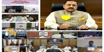 केंद्रीय मंत्री डॉ.जितेन्‍द्र सिंह ने जम्मू-कश्मीर में कोविड-19 की स्थिति की समीक्षा की