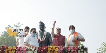नेताजी सुभाष चंद्र बोस की 125वीं जयंती के उपलक्ष्य में गुजरात के सूरत स्थित हरिपुरा में विशेष कार्यक्रम आयोजित किया गया
