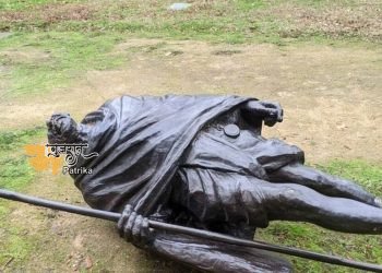 निर्वाण दिवस पर कैलिफोर्निया में गांधीजी की मूर्ति तोड़ी गई