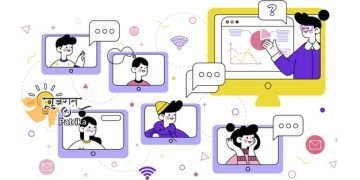 ’लर्निंग सेंटर’ से शैक्षिक प्रसारण देखने के लिए बच्चों के लिए पहला प्रयोग