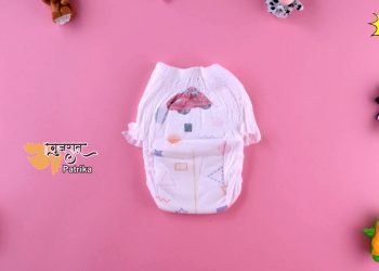 सुपर क्यूट के वंडर थिन्ज़ डायपर पैंट्‌स एक्टिव बेबीज़ के लिए अल्ट्रा थिन डायपर
