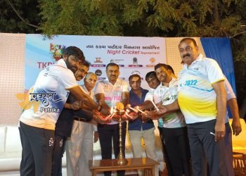 संकल्पचंद पटेल विश्वविद्यालय विसनगर के सौजन्य से ताल कदवा पाटीदार समाज द्वारा आयोजित टीकेपीएल – 2022 क्रिकेट टूर्नामेंट का भव्य शुभारंभ