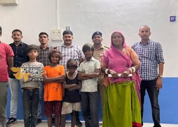 अंकलेश्वर पुलिस ने चंद घंटों में गरीब परिवार के चार लापता बच्चों को ढूंढ निकाला