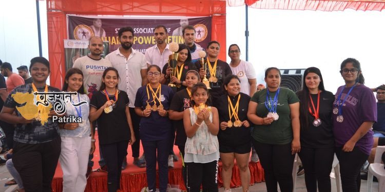 गुजरात स्टेट पावरलिफ्टिंग चैंपियनशिप में नए चैंपियन और रिकॉर्ड उभरे