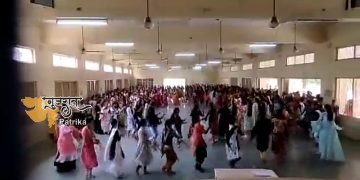 तलजा शहर के गर्ल्स हाई स्कूल में सांस्कृतिक कार्यक्रम का आयोजन किया गया