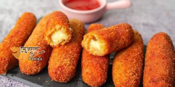 बच्चों के लिए घर का बना कुरकुरे आलू पनीर की छड़ें