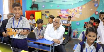 मुख्यमंत्री श्री भूपेंद्र पटेल ने स्कूल प्रवेश समारोह 207 के तहत अहमदाबाद में मेमनगर स्मार्ट (अनुपम) स्कूल का उद्घाटन किया