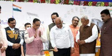 मुख्यमंत्री राजकोट के “आनंद बेहो” में जनता के लिए ‘अमृत लोक मेला’ का उद्घाटन करते हुए