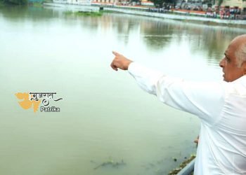 मुख्यमंत्री श्री भूपेंद्र पटेल ने अरावली के धनसूरा में अमृत झील का दौरा किया और निरीक्षण किया।