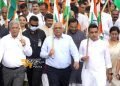 मुख्यमंत्री श्री भूपेंद्र पटेल सूरत से राज्यव्यापी ‘हर घर तिरंगा’ अभियान का उद्घाटन करते हुए।