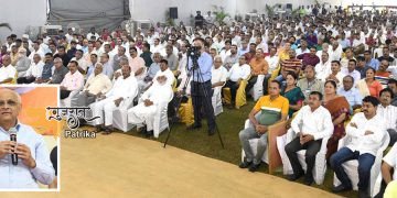 गांधीनगर के विश्वकर्मा समाज स्नेहमिलन में नेताओं ने मुख्यमंत्री को दी बधाई