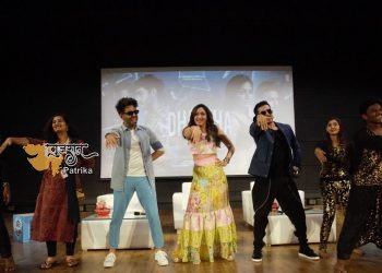 खुशाली कुमार, दर्शन कुमार और अपारशक्ति खुराना अपनी आने वाली फिल्म ‘धोखा- राउंड डी कॉर्नर’ का प्रमोशन करने पहुंचे वडोदरा