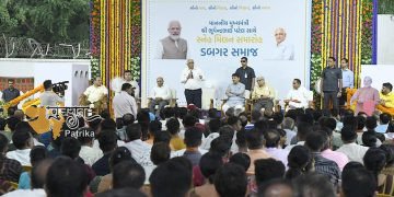 मुख्यमंत्री श्री भूपेन्द्र पटेल की उपस्थिति में गांधीनगर में डाबगर समाज का मैत्री कार्यक्रम आयोजित किया गया