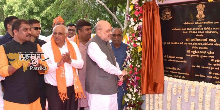 केंद्रीय गृह मंत्री श्री अमित भाई शाह ने गांधीनगर शहर में जी-4 जंक्शन पर अंडरपास का उद्घाटन किया