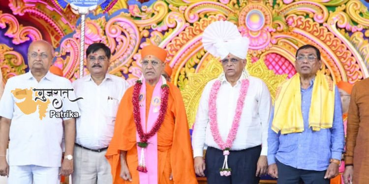 मुख्यमंत्री की प्रेरक उपस्थिति में मणिनगर के श्री स्वामीनारायण मंदिर में “श्री स्वामीनारायण गाडी सुवर्ण महोत्सव” का उद्घाटन किया गया।
