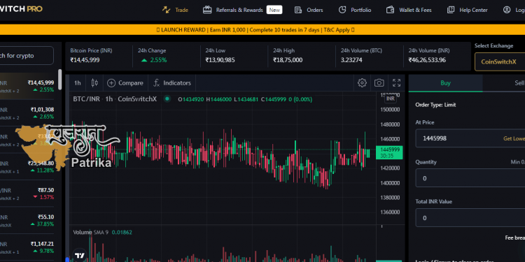 CoinSwitch Pro (कॉइनस्विच प्रो)” सिंगल लॉगिन के साथ मल्टी-एक्सचेंज ट्रेडिंग के लिए पहला रुपया संचालित क्रिप्टो प्लेटफॉर्म बन गया है।