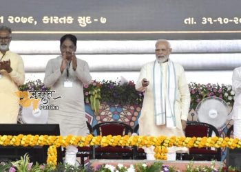 प्रधानमंत्री द्वारा थराड में जल प्रबंधन रु. 8034 करोड़ के विकास कार्य व घोषणा