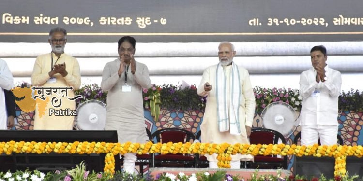 प्रधानमंत्री द्वारा थराड में जल प्रबंधन रु. 8034 करोड़ के विकास कार्य व घोषणा