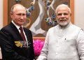 प्रधानमंत्री श्री नरेन्द्र मोदी ने रूसी संघ के राष्ट्रपति श्री व्लादिमीर पुतिन के साथ टेलीफोन पर बात की