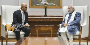 प्रधानमंत्री ने माइक्रोसॉफ्ट कॉरपोरेशन के चेयरमैन एवं सीईओ सत्या नडेला से मुलाकात की