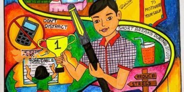 प्रधानमंत्री ने कक्षा 9 की छात्रा इशिता द्वारा पीपीसी पर बनायी गयी पेंटिंग की प्रशंसा की