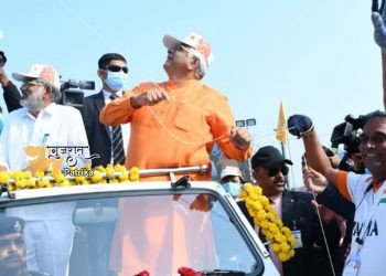 अहमदाबाद में अंतरराष्ट्रीय पतंग महोत्सव का उद्घाटन करते मुख्यमंत्री श्री भूपेंद्र पटेल