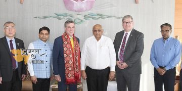 संयुक्त राज्य अमेरिका के डेलावेयर राज्य के राज्यपाल, मुख्यमंत्री श्री भूपेंद्र पटेल की सौजन्य यात्रा