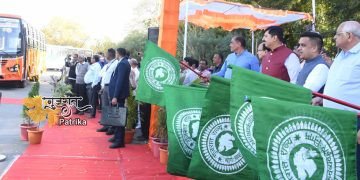 गुजरात एसटी। यात्री सेवा के लिए मुख्यमंत्री श्री भूपेन्द्र पटेल द्वारा 151 नई बसों का शुभारंभ