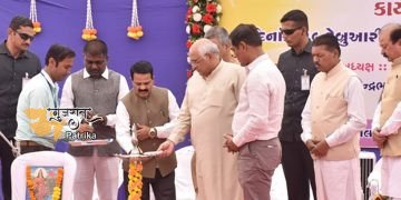 अहवाना सेवाधाम में मुख्यमंत्री की उपस्थिति में आयोजित ‘प्राकृतिक संसाधन प्रबंधन एवं परियोजना समीक्षा’ कार्यक्रम