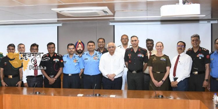 मुख्यमंत्री श्री भूपेन्द्र पटेल के अभिवादन यात्रा पर राष्ट्रीय रक्षा महाविद्यालय के प्रशिक्षण अधिकारी