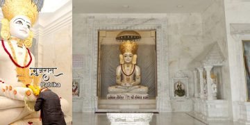 मुख्यमंत्री ने वड़ोदरा के त्रिमंदिर के दर्शन कर जनकल्याण की कामना की