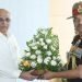 मुख्यमंत्री श्री भूपेंद्र पटेल जनरल ऑफिसर कमांडिंग इन चीफ सार्जेंट कमांड भारतीय थल सेना के लेफ्टिनेंट जनरल अजय कुमार सिंह की सौजन्य यात्रा