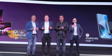 मोटोरोला ने रेज़र 40 अल्ट्रा और रेज़र 40 लॉन्च किए: कंपनी ने अपने नए सबसे स्लिम, गैपलेस और लगभग क्रीज़लेस फ्लिप फोन के साथ भारतीय स्मार्टफोन इंडस्ट्री की पटकथा नए सिरे से लिखी। इन स्‍मार्टफोन की कीमत महज 59,999 रुपये से शुरू हो रही है
