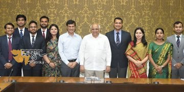 नौ आईएएस परिवीक्षार्थियों ने मुख्यमंत्री से की शिष्टाचार मुलाकात