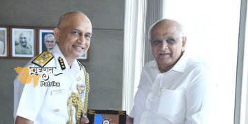 भारतीय तटरक्षक बल के अतिरिक्त महानिदेशक के. आर. सुरेश ने मुख्यमंत्री से मुलाकात की