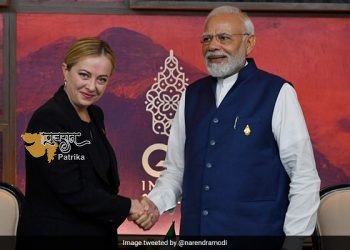 प्रधानमंत्री ने इटली के प्रधानमंत्री से मुलाकात की