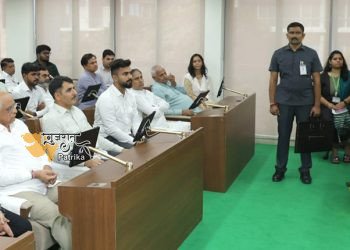 मुख्यमंत्री श्री भूपेन्द्र पटेल ने गुजरात विधान सभा में राष्ट्रीय ई-विधान एप्लीकेशन-एनईवीए पर प्रशिक्षण प्राप्त किया