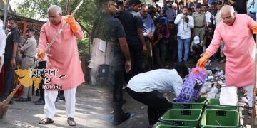गांधी जयंती के एक दिन पहले मुख्यमंत्री ने ‘सामूहिक श्रमदान’ और ‘स्वच्छता ही सेवा अभियान’ में भाग लिया