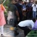 गांधी जयंती के एक दिन पहले मुख्यमंत्री ने ‘सामूहिक श्रमदान’ और ‘स्वच्छता ही सेवा अभियान’ में भाग लिया