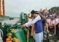 श्री शांतनु ठाकुर ने पश्चिम बंगाल में राष्ट्रीय जलमार्ग-44, इचामती नदी पर ड्रेजिंग कार्य का उद्घाटन किया