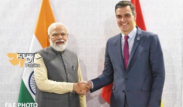 प्रधानमंत्री श्री नरेन्द्र मोदी ने पेड्रो सांचेज को स्पेन के प्रधानमंत्री के रूप में फिर से चुने जाने पर बधाई दी