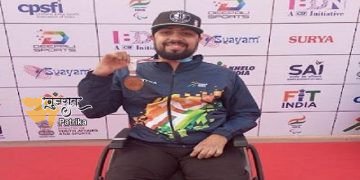 एशियाई खेलों के स्टार प्रणव सूरमा ने रिकॉर्ड थ्रो के साथ खेलो इंडिया पैरा गेम्स में सुर्खियां बटोरीं