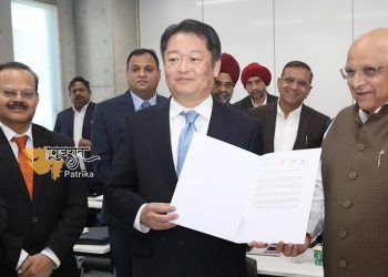 मुख्यमंत्री भूपेन्द्र पटेल ने जापान के गवर्नर श्री कोटारो नागासाकी से मुलाकात की