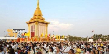 भगवान बुद्ध के पवित्र अवशेष और उनके दो शिष्य थाईलैंड में 26 दिनों की प्रदर्शनी के बाद भारत लौट आए