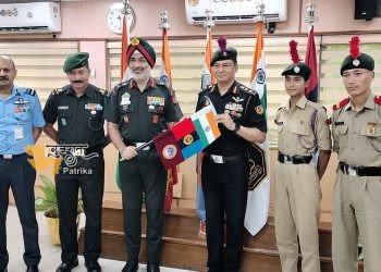 महानिदेशक एनसीसी ने उत्तराखंड में माउंट अबीगामिन के लिए 88वें एनसीसी कैडेट्स पर्वतारोहण अभियान को हरी झंडी दिखाई