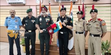 महानिदेशक एनसीसी ने उत्तराखंड में माउंट अबीगामिन के लिए 88वें एनसीसी कैडेट्स पर्वतारोहण अभियान को हरी झंडी दिखाई