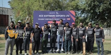 Ace Softex गुजरात कॉर्पोरेट क्रिकेट लीग 2024 के पहले दिन की धमाकेदार शुरुआत