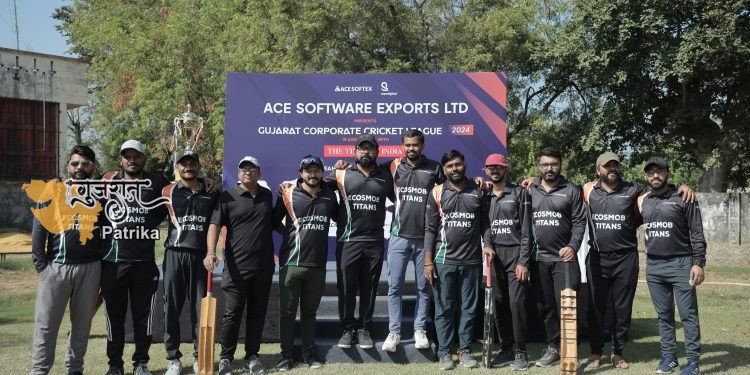 Ace Softex गुजरात कॉर्पोरेट क्रिकेट लीग 2024 के पहले दिन की धमाकेदार शुरुआत